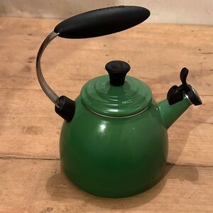 Le Creuset Green Teapot with Black Handle